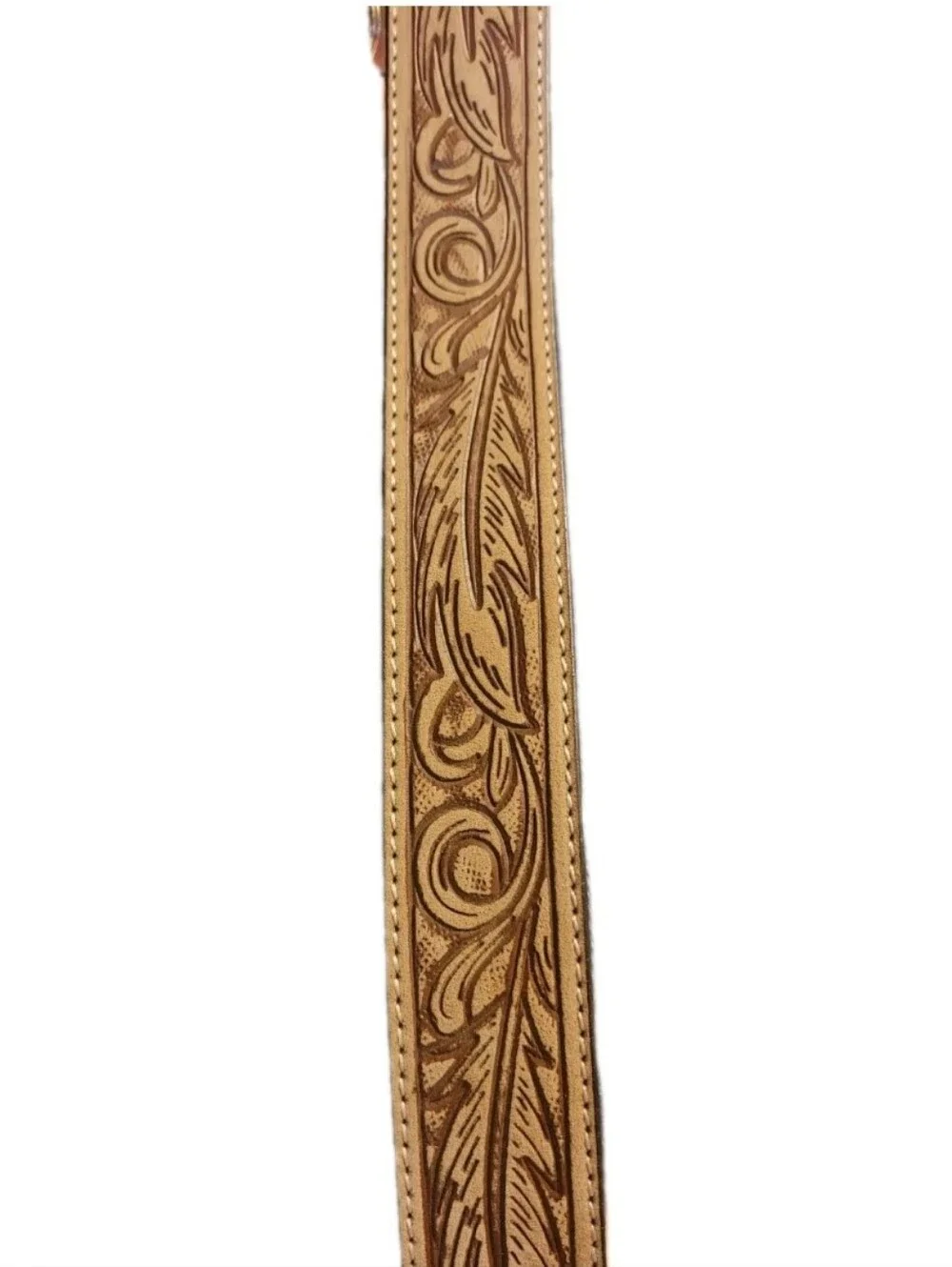 Two Western Leather Belts Embossed Men's Size 32 Cowboy Rodeo NWOT ARIAT & F&L